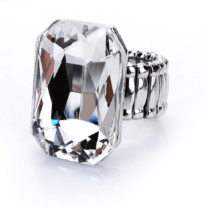 Zalie Ring Rhinestone