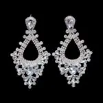 Guava Clear rhinestone earring