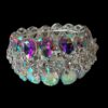 a bracelet with colorful stones